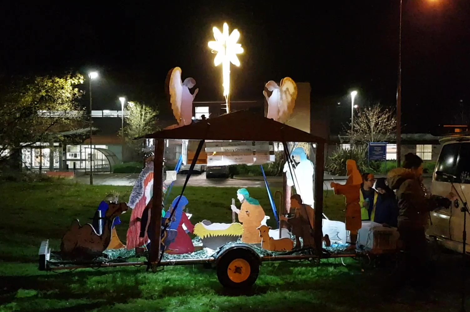 Christmas Carol Nativity pop-up, December 2020